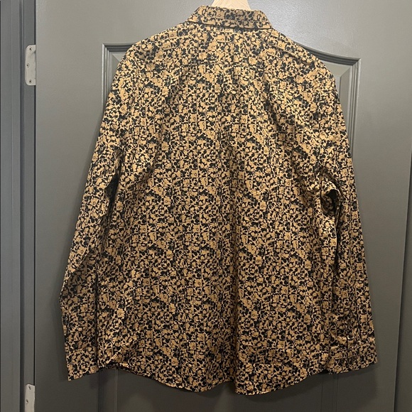 Express Men’s Slim 1MX Floral Button Down Dress Shirt Size XL - Picture 7 of 11